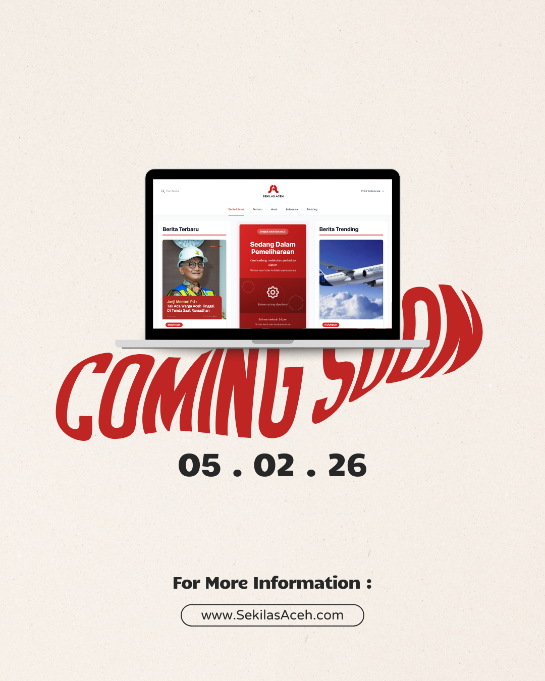 Sekilas Aceh Segera Hadir, Menjadi Sumber Informasi Cepat dan Aktual
