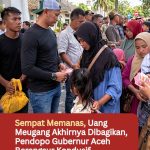 Sempat Memanas, Uang Meugang Akhirnya Dibagikan, Pendopo Gubernur Aceh Berangsur Kondusif