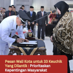 Pesan Wali Kota untuk 33 Keuchik yang Dilantik