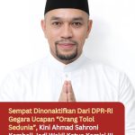 Sempat Dinonaktifkan Dari DPR-RI Gegara Ucapan “Orang Tolol Sedunia”, Kini Ahmad Sahroni Kembali Jadi Wakil Ketua Komisi III