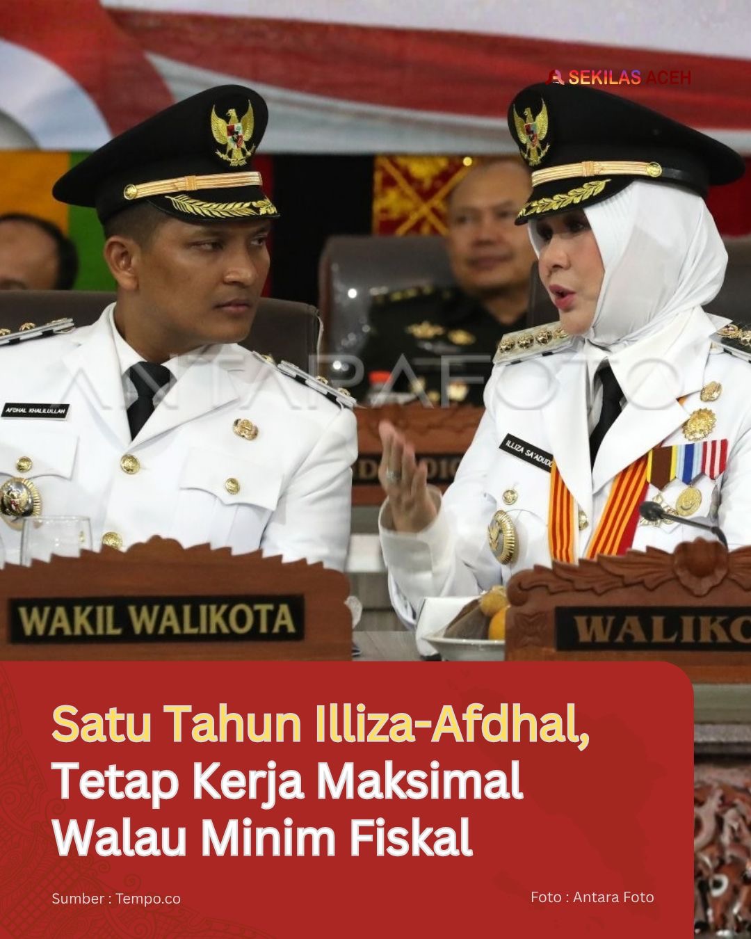 Satu Tahun Illiza-Afdhal, Tetap Kerja Maksimal Walau Minim Fiskal