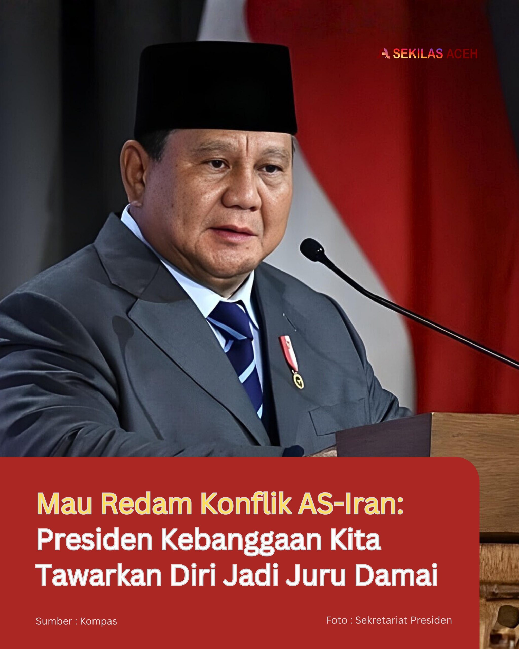 Tawarkan Diri Jadi Juru Damai