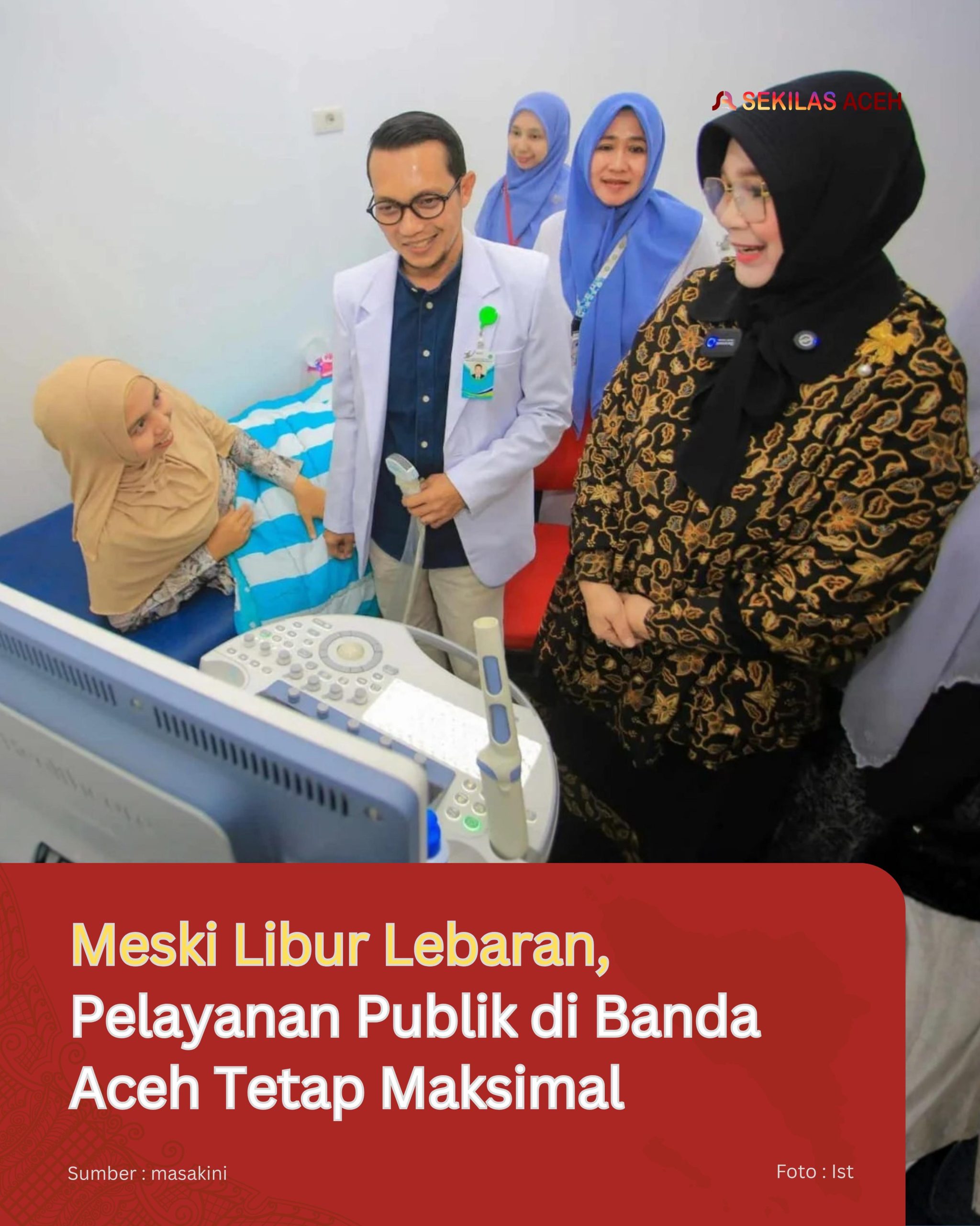 Meski Libur Lebaran, Pelayanan Publik di Banda Aceh Tetap Maksimal