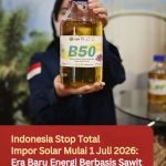 Indonesia Stop Total Impor Solar Mulai 1 Juli 2026: Era Baru Energi Berbasis Sawit