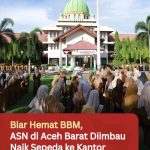 Biar Hemat BBM, ASN di Aceh Barat Diimbau Naik Sepeda ke Kantor