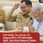 ASN Wajib Tau aturan Ini! Selama WFH, HP ASN Wajib Aktif, Jika Slow Respons Dalam 5 Menit Bakal Kena Sanksi