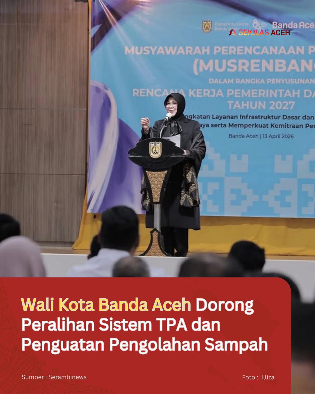 Wali Kota Banda Aceh Dorong Peralihan Sistem TPA dan Penguatan Pengolahan Sampah