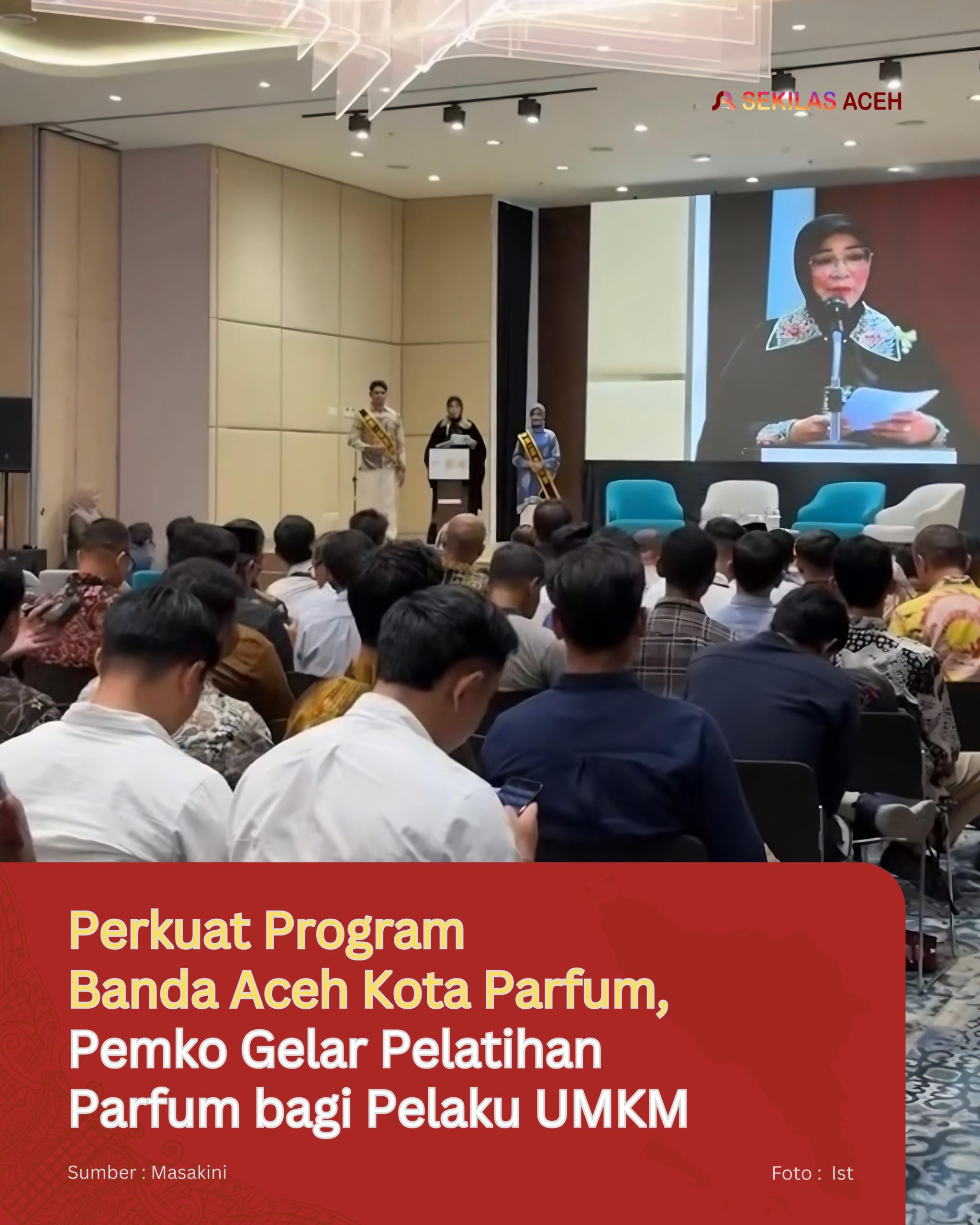 Perkuat Program Banda Aceh Kota Parfum, Pemko Gelar Pelatihan Parfum bagi Pelaku UMKM