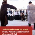 Terbukti Rekam Wanita Mandi, Pelaku Pelecehan di Bireuen ini dicambuk 17 Kali