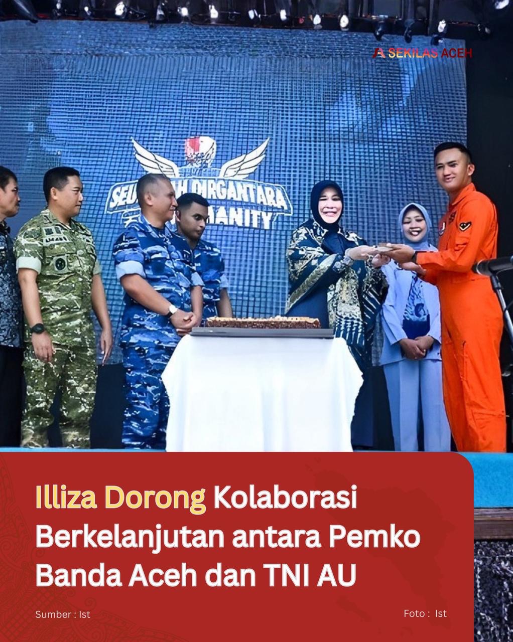 Illiza Dorong Kolaborasi Berkelanjutan antara Pemko Banda Aceh dan TNI AU