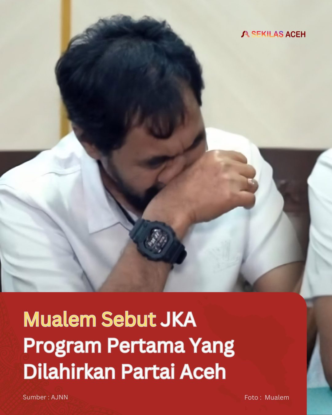 Mualem Sebut JKA Program Pertama Yang Dilahirkan Partai Aceh
