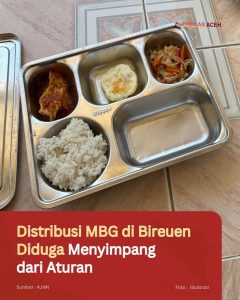 Distribusi MBG di Bireuen Diduga Menyimpang dari Aturan