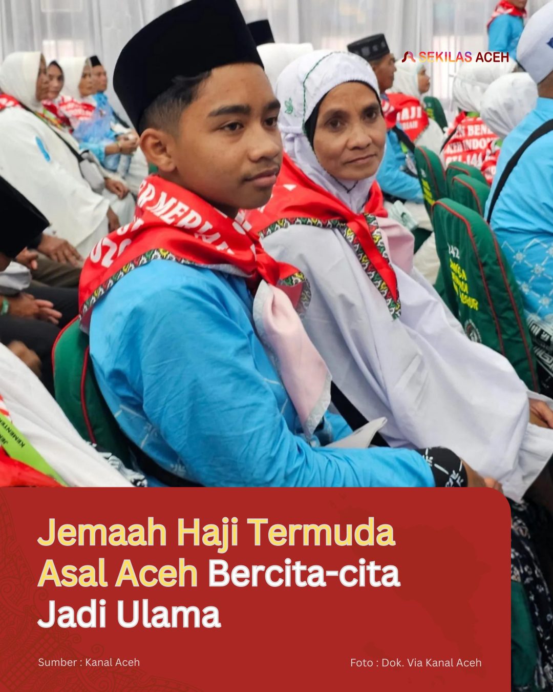 Jemaah Haji Termuda Asal Aceh Bercita-cita Jadi Ulama
