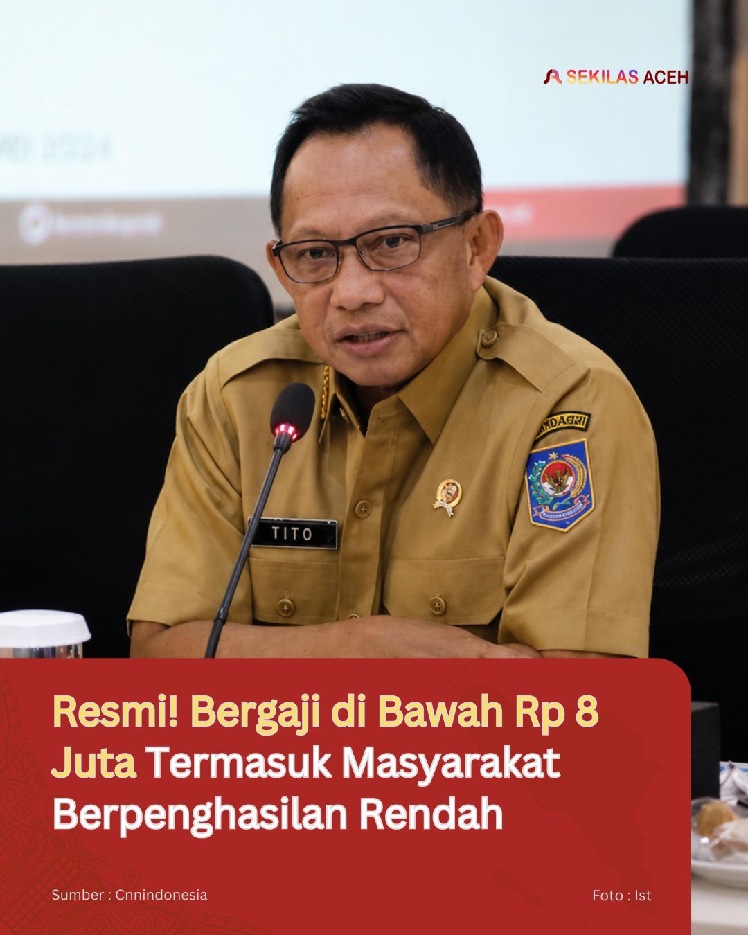 Resmi! Bergaji di Bawah Rp8 Juta Termasuk Masyarakat Berpenghasilan Rendah