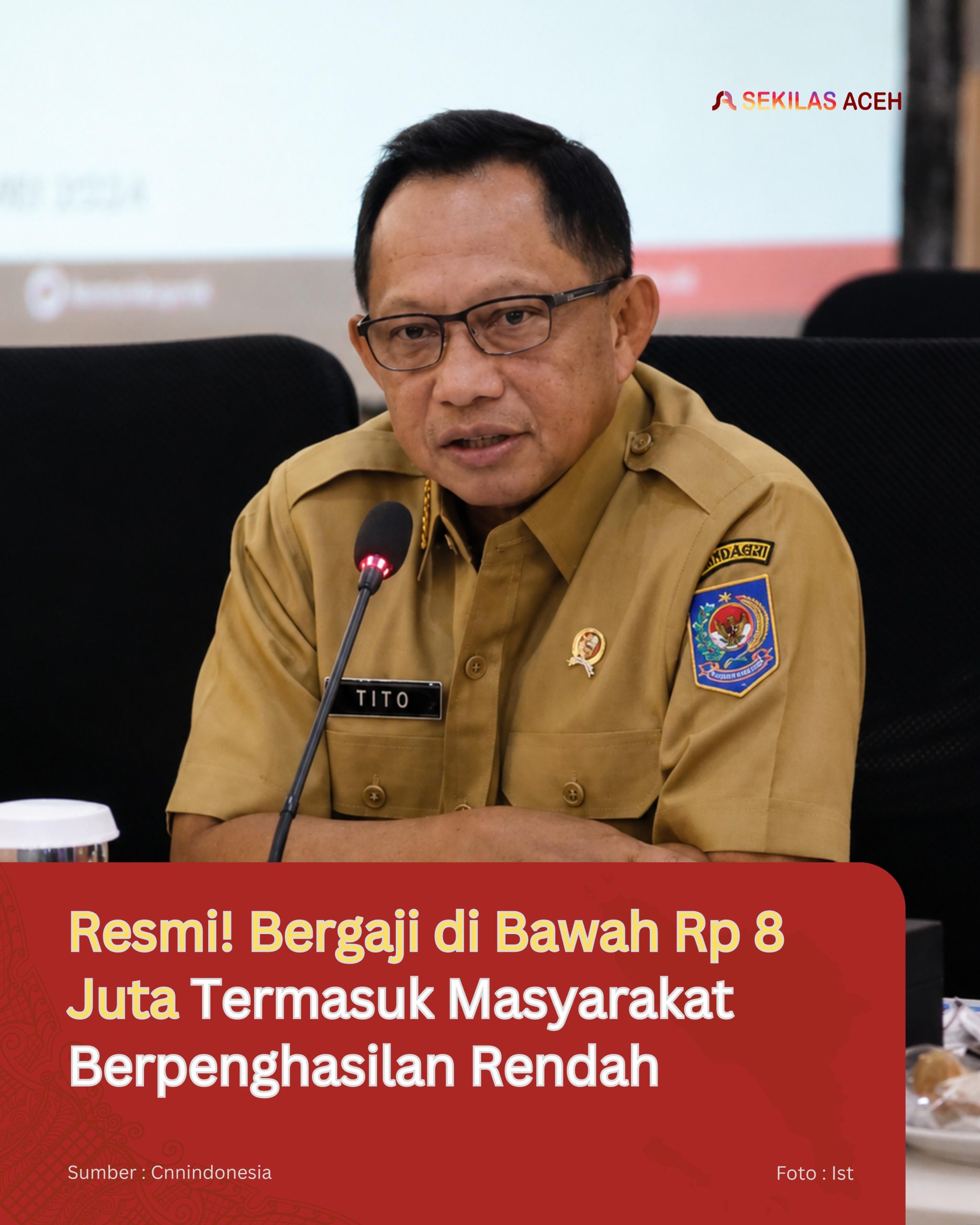 Resmi! Bergaji di Bawah Rp8 Juta Termasuk Masyarakat Berpenghasilan Rendah