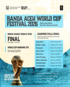 BANDA ACEH WORLD CUP FESTIVAL 2026 Bola Gembira Pemko Banda Aceh
