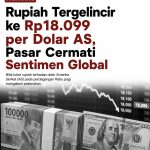 Rupiah Tergelincir ke Rp18.099 per Dolar AS, Pasar Cermati Sentimen Global