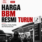 Harga BBM Resmi Turun : Pertamax Turbo, Dexlite dan Pertamina Dex