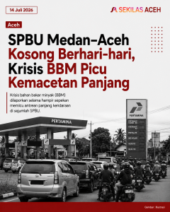 SPBU Medan–Aceh Kosong Berhari-hari, Krisis BBM Picu Kemacetan Panjang