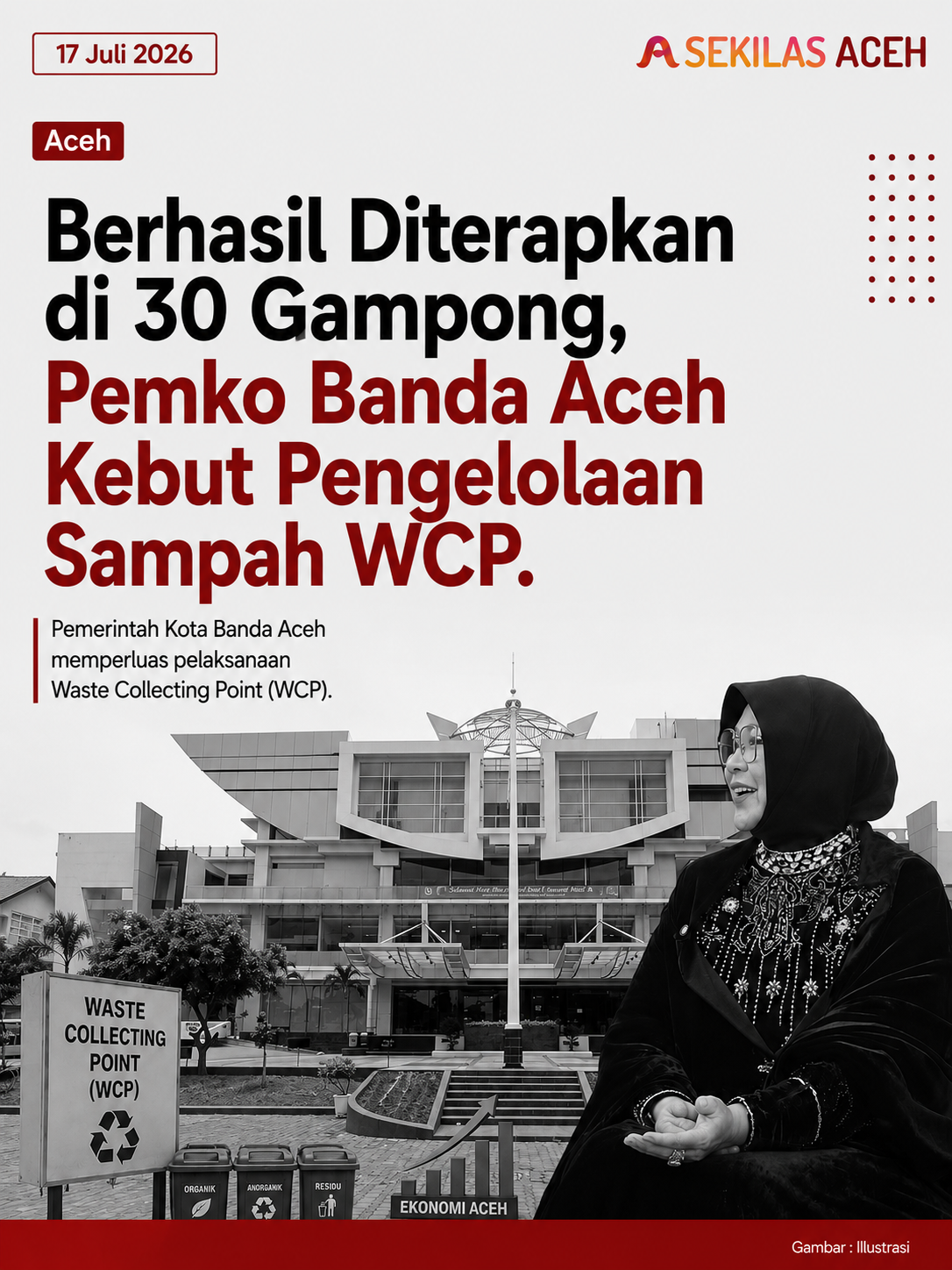 Berhasil Diterapkan di 30 Gampong, Pemko Banda Aceh Kebut Pengelolaan Sampah WCP.