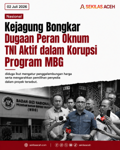 Kejagung Bongkar Dugaan Peran Oknum TNI Aktif dalam Korupsi Program MBG