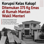 Korupsi Kelas Kakap! Ditemukan 375 Kg Emas di Rumah Mantan Wakil Menteri 