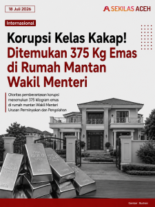 Korupsi Kelas Kakap! Ditemukan 375 Kg Emas di Rumah Mantan Wakil Menteri 