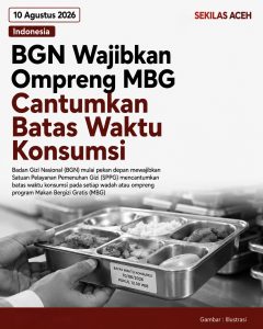 BGN Wajibkan Ompreng MBG Cantumkan Batas Waktu Konsumsi