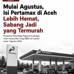 Mulai Agustus, Isi Pertamax di Aceh Lebih Hemat, Sabang Jadi yang Termurah