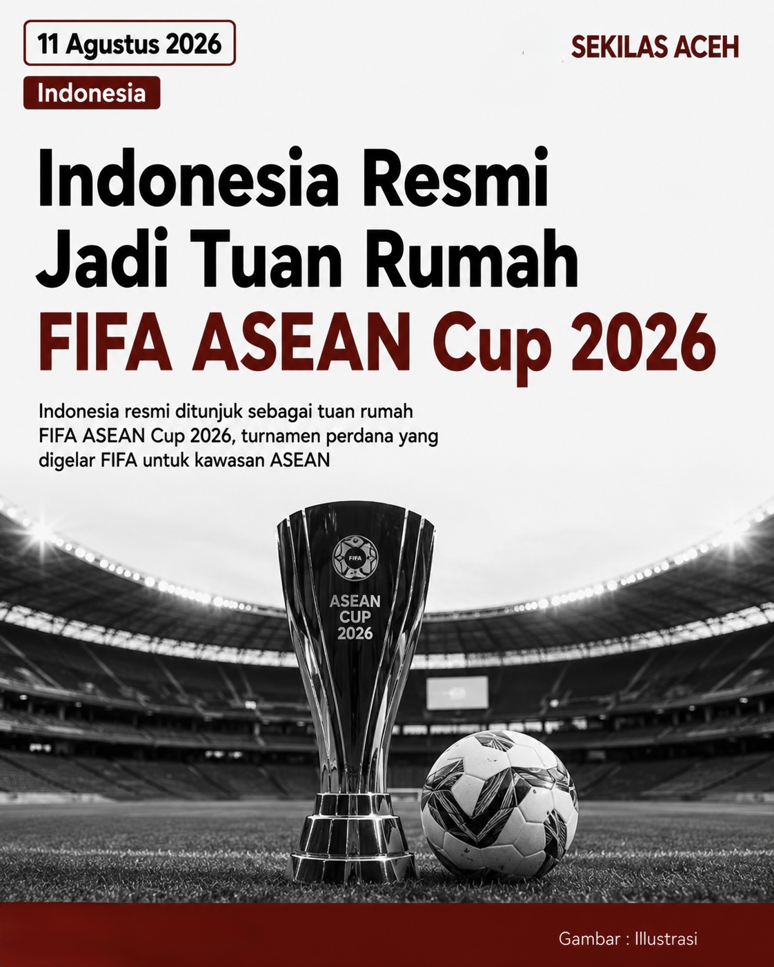 Indonesia Resmi Jadi Tuan Rumah FIFA ASEAN Cup 2026