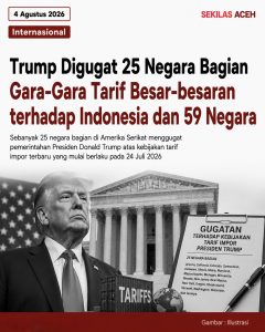 Trump Digugat 25 Negara Bagian Gara-Gara Tarif Besar-besaran terhadap Indonesia dan 59 Negara