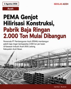 PEMA Genjot Hilirisasi Konstruksi, Pabrik Baja Ringan 2.000 Ton Mulai Dibangun