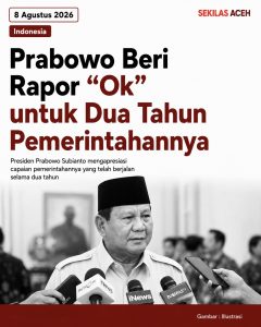 Prabowo Beri Rapor “Ok” untuk Dua Tahun Pemerintahannya