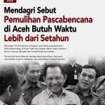 Mendagri Sebut Pemulihan Pascabencana di Aceh Butuh Waktu Lebih dari Setahun